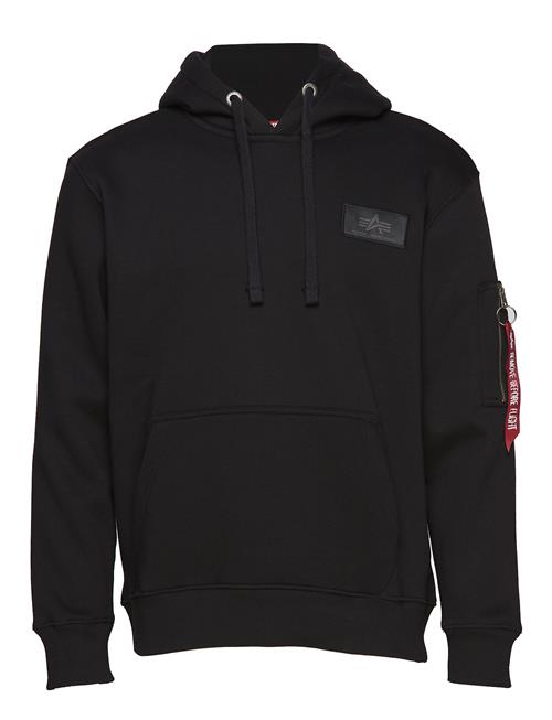 Back Print Hoodie Alpha Industries Black