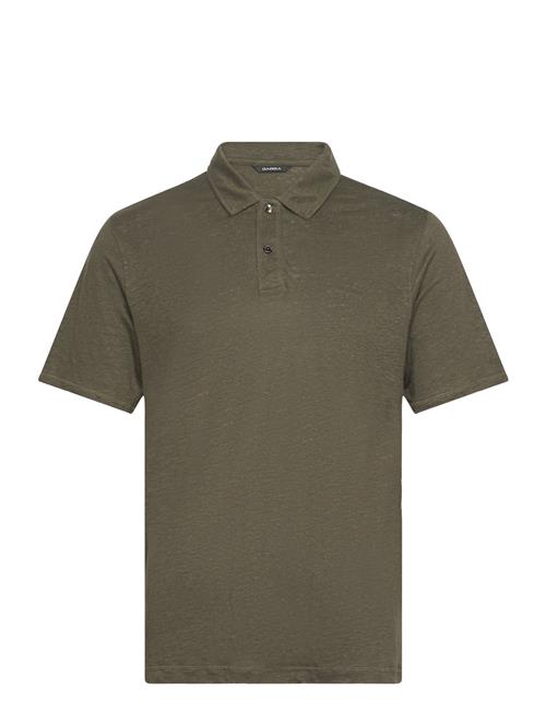 Duke Linen Polo Ss Gabba Green