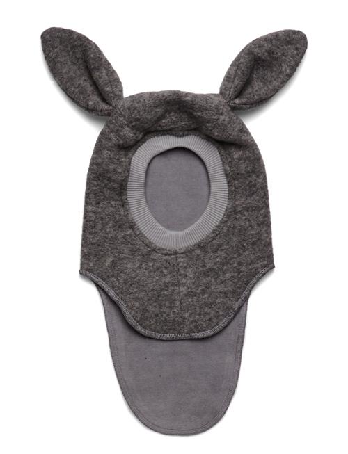 Balaclava Ears Wool Huttelihut Grey