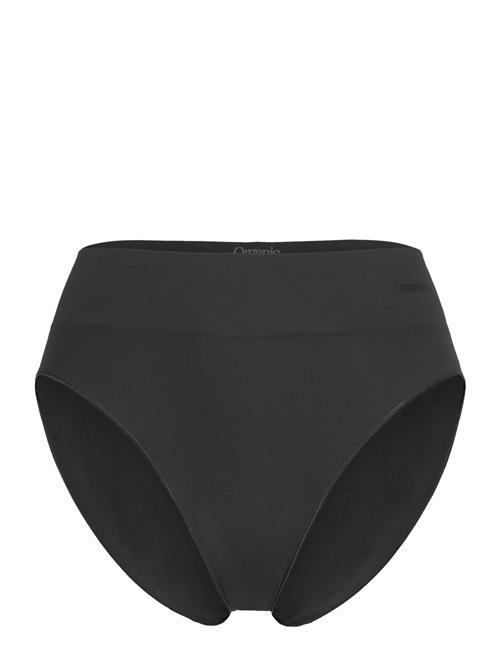 Se Smooth High-Leg Briefs Organic Basics Black ved Booztlet