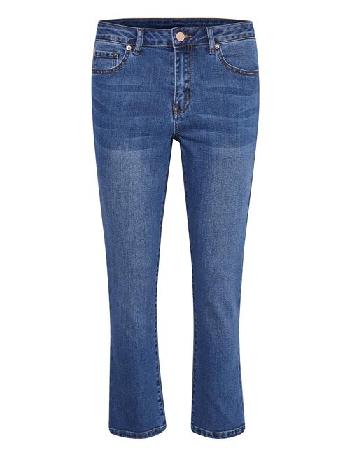 Kasinem Jeans Cropped Kaffe Blue