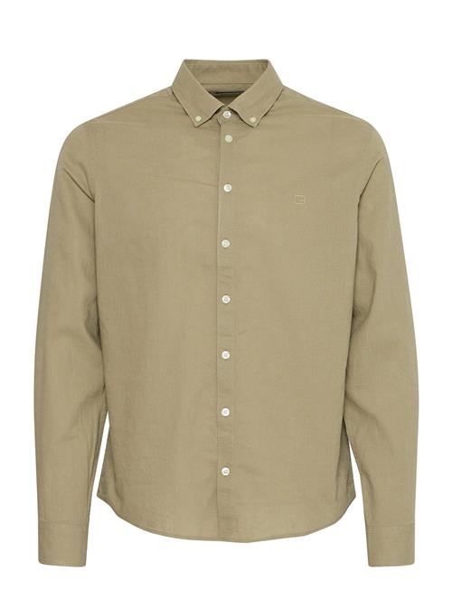 Cfanton Bd Ls Linen Mix Casual Friday Khaki