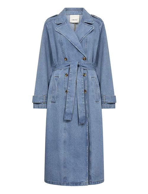 Crmika Denim Trenchcoat Cream Blue