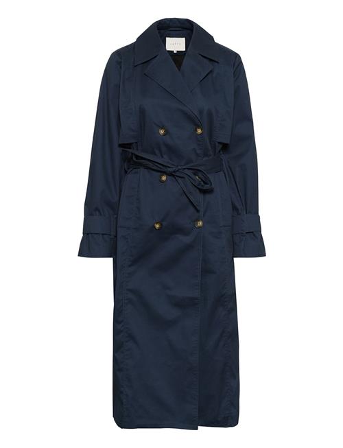 Kapatricia Trench Coat Kaffe Navy