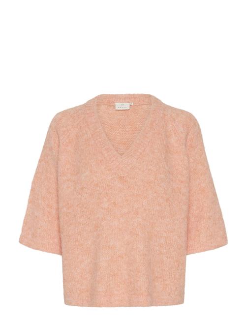 Kaemilie V-Neck Pullover Kaffe Coral