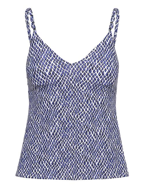 Tidra Wirefree T-Shirt Tankini Femilet Blue