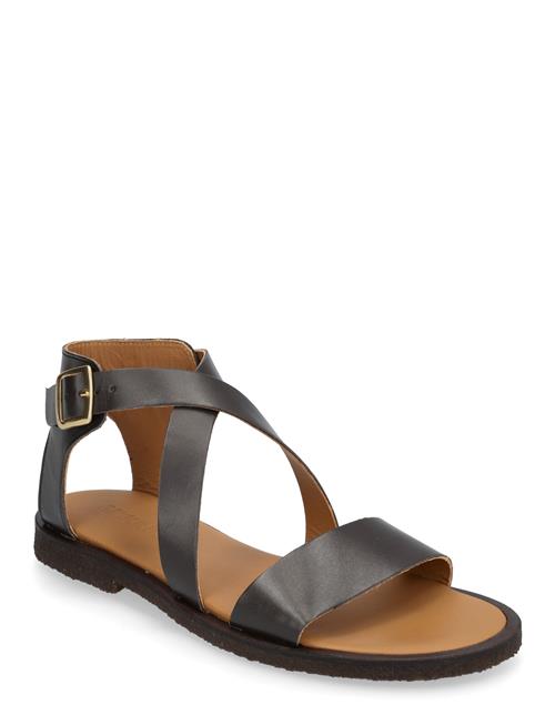 Sandals - Flat - Open Toe - Op ANGULUS Black