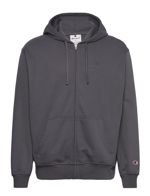 Full Zip Hoodie Sweatshirt Champion Grey