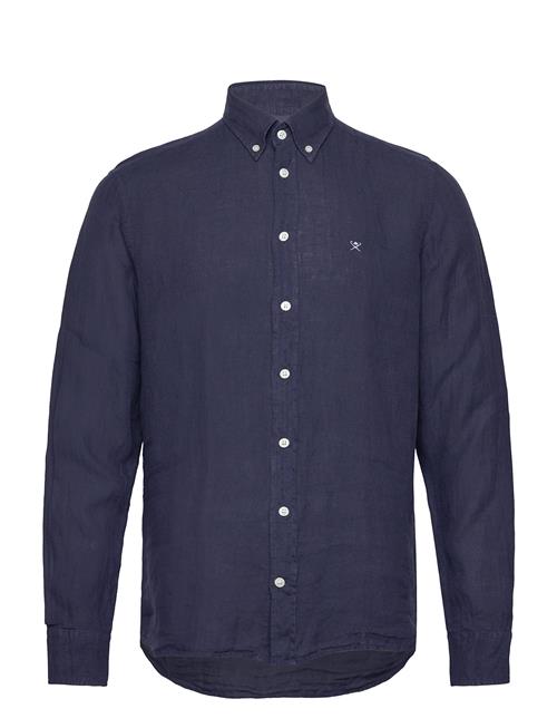 Ess Gmd Linen Brpt Hackett London Navy