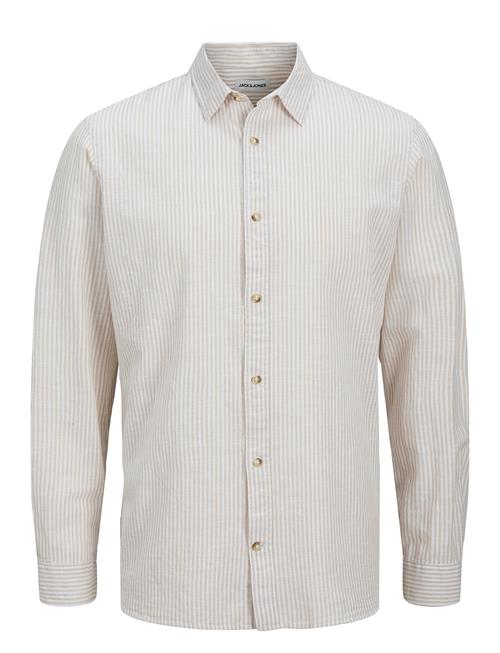 Jack & Jones Jjesummer Shirt Ls Sn Jack & J S Cream