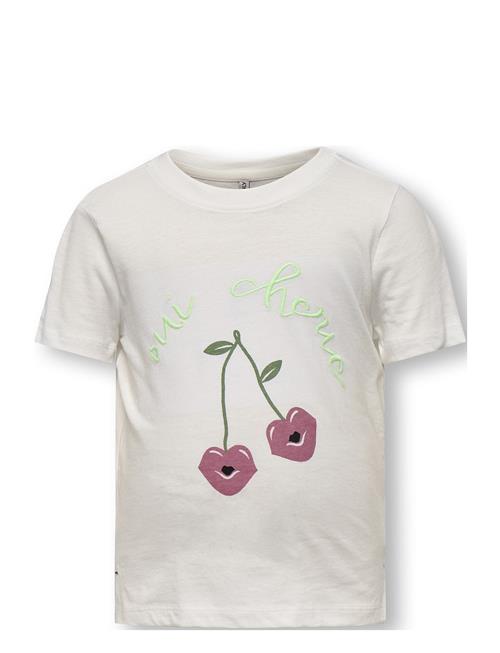 Kmgcandy Life S/S Printed Tee Jrs Noos Kids Only White