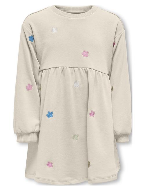 Kmglavina Life L/S Ck Embdress Ub Swt Kids Only Cream