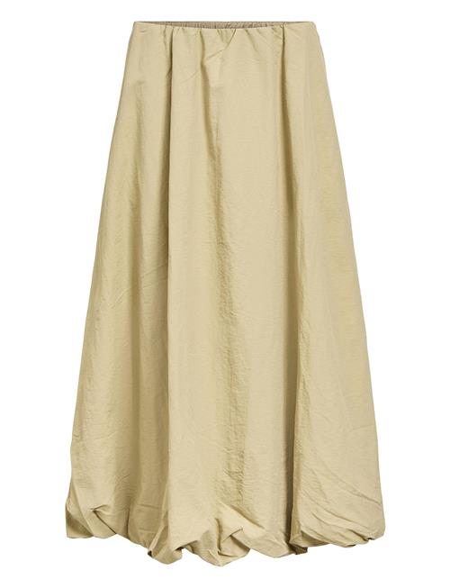 Objalda Long Maxi Skirt 137 Object Beige