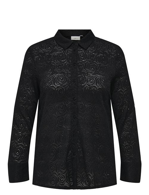 Carrosil Ls Lace Shirt Jrs ONLY Carmakoma Black