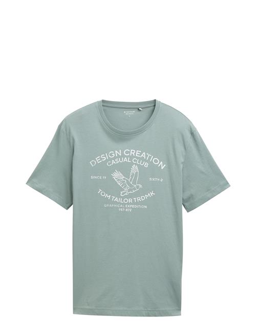 Printed T-Shirt Tom Tailor Green