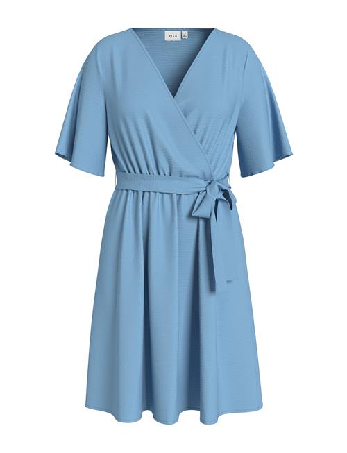 Vijosa 2/4 Wrap Dress Vila Blue