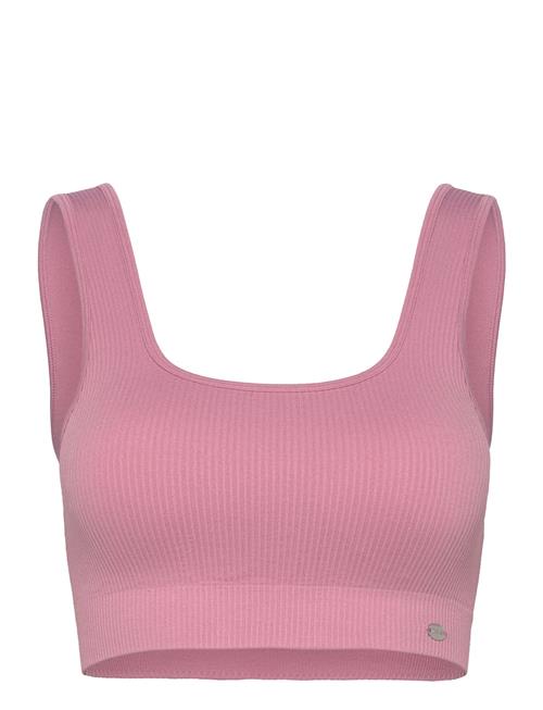 Ribbed Seamless Square Bra Drop Of Mindfulness Pink