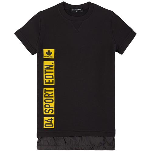 Dsquared2 D4 Sport EDTN Print T-shirt Black | Sort | 12 years