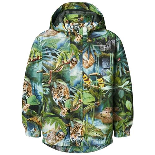 Molo Waiton Rain Jacket Jungle Life | Grønn | 110/116 cm