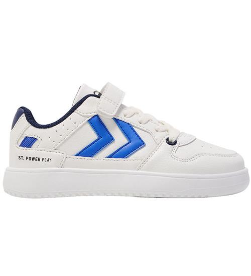 Hummel Sko - St. Power Play Jr - Bright White/Black Iris