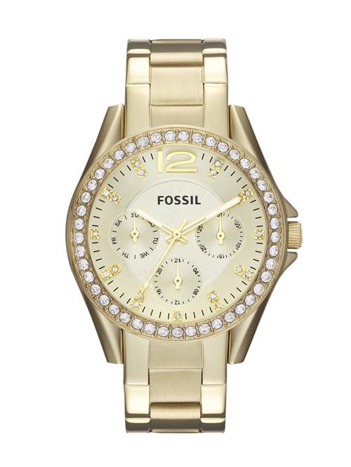 Se FOSSIL Analogt ur 'Riley'  guld / transparent ved About You