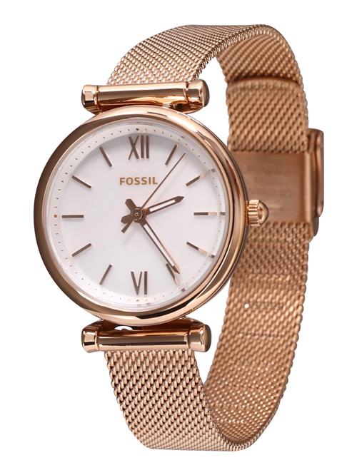 FOSSIL Analogt ur  rosa guld / hvid