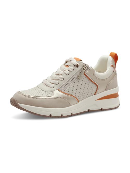 Tamaris Sneaker low  beige / guld / orange