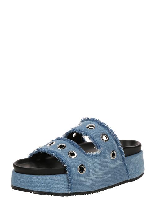 INUIKII Pantoletter 'JEANS STUDS'  blue denim