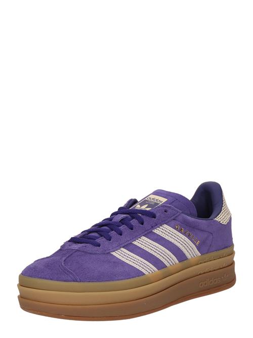 ADIDAS ORIGINALS Sneaker low 'GAZELLE'  lysebeige / violetblå