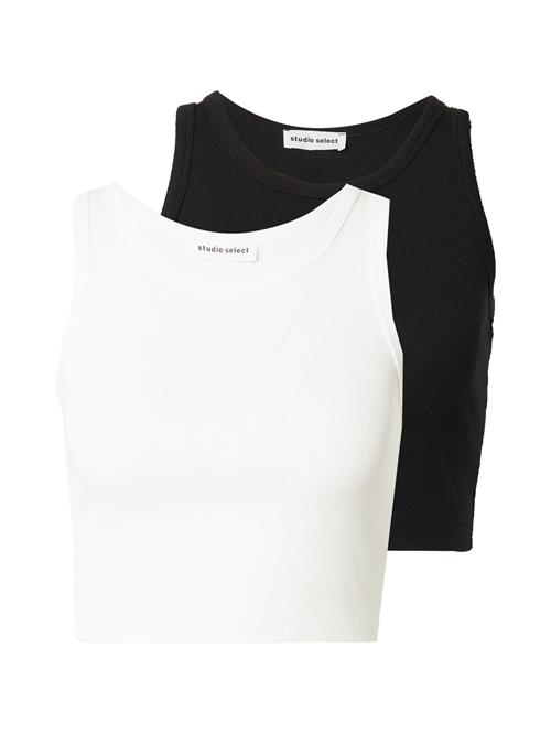 STUDIO SELECT Overdel 'Marlene'  sort / hvid