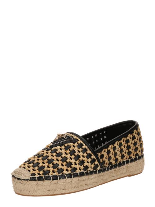 GUESS Espadrillaer 'JOLANDON'  beige / sort