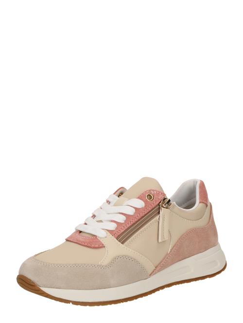 GEOX Sneaker low 'BULMYA'  beige / mørkebeige / pitaya