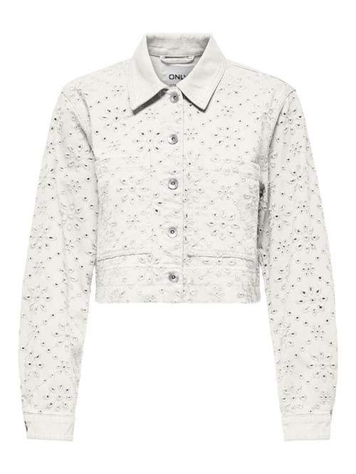 ONLY Overgangsjakke 'ONLELSA'  white denim