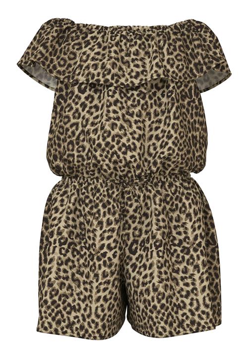 NAME IT Overall 'NKFVinaya'  creme / mørkebeige / sort