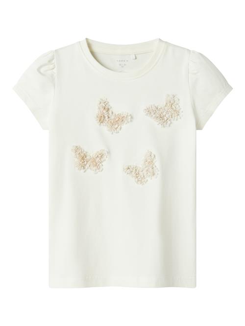 NAME IT Bluser & t-shirts 'NMFDETSI'  beige / hvid