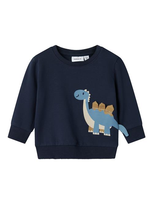 NAME IT Sweatshirt 'NBMDalvin'  ecru / navy / opal / cappuccino