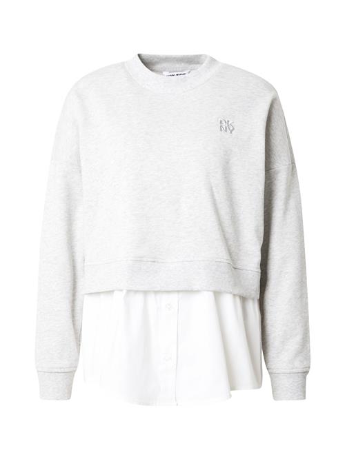 DKNY Sweatshirt  lysegrå / hvid