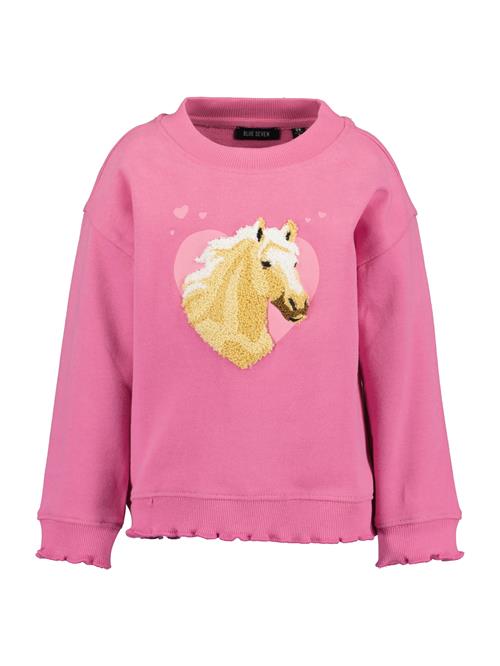 BLUE SEVEN Sweatshirt  brun / pitaya / sort / hvid