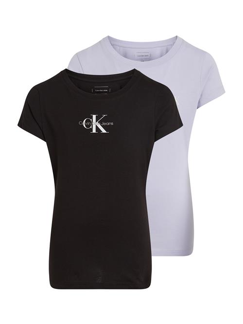 Calvin Klein Jeans Bluser & t-shirts  pastellilla / sort