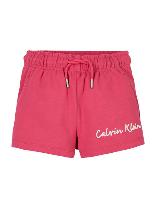 Calvin Klein Jeans Bukser  pink / hvid