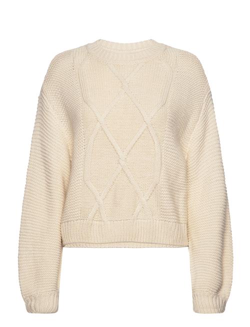 Vmmisty Ls O-Neck Pullover Boo Vero Moda Cream