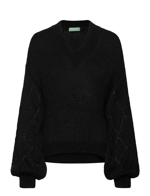 V Neck Sweater L/S United Colors Of Benetton Black