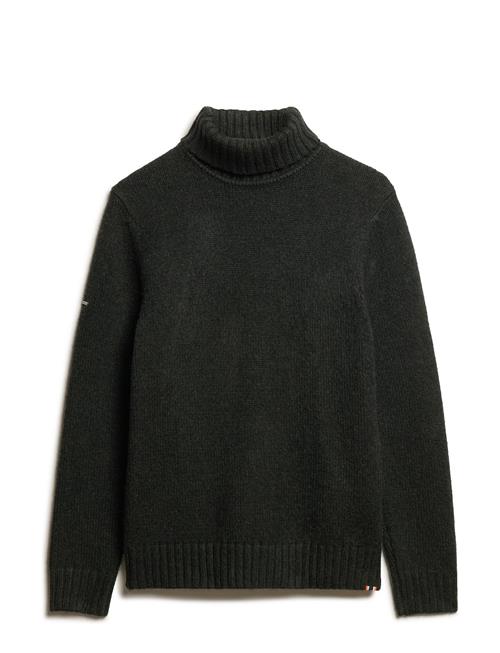 Brushed Roll Neck Jumper Superdry Black