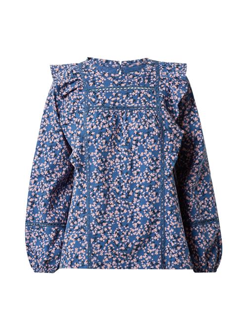 Oasis Bluse  blå / gammelrosa / sort / hvid