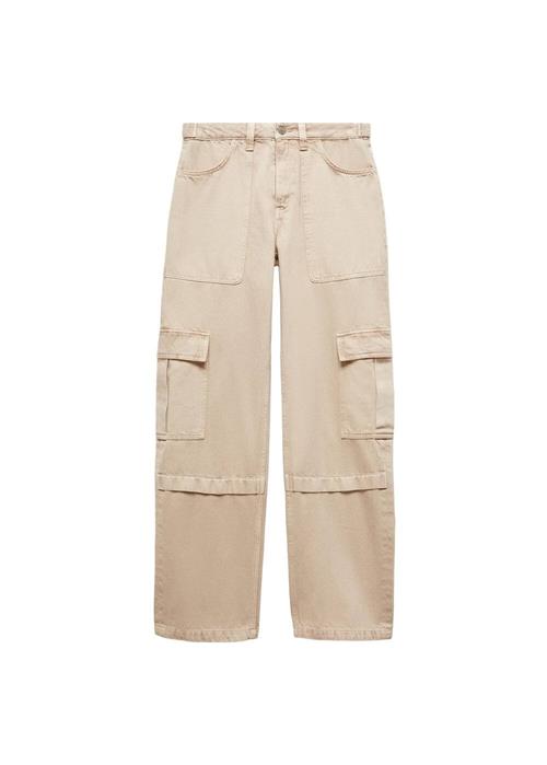 MANGO Cargojeans 'Julieta'  lysebeige