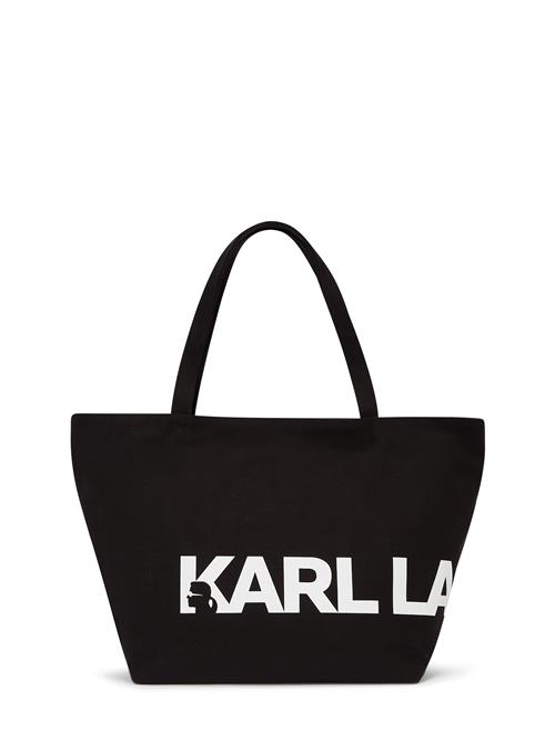 Karl Lagerfeld Shopper 'ESSENTIAL'  sort / hvid