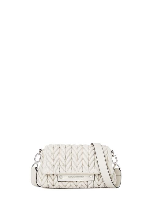 Karl Lagerfeld Skuldertaske 'WEAVE'  creme