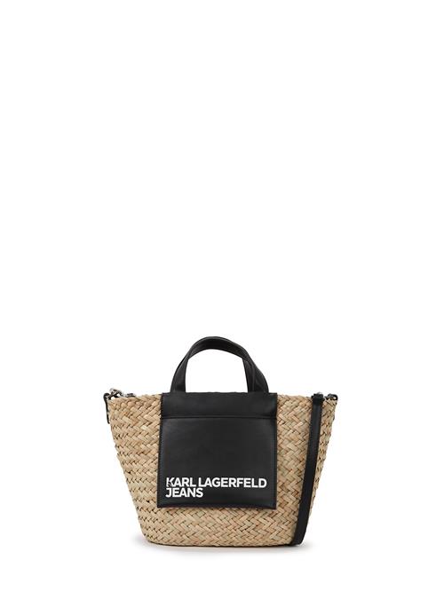 KARL LAGERFELD JEANS Shopper  ecru / sort / hvid