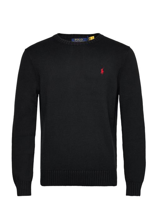 Cotton Crewneck Sweater Polo Ralph Lauren Black