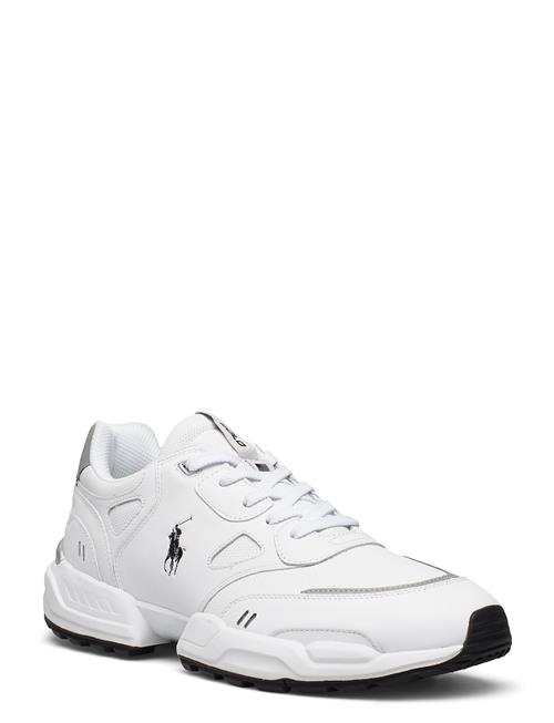 Jogger Leather-Paneled Sneaker Polo Ralph Lauren White